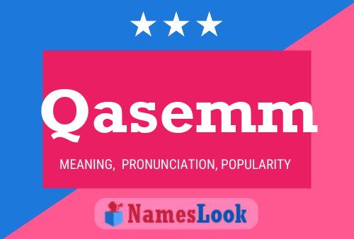 Qasemm Name Poster