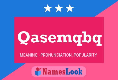 Qasemqbq Name Poster