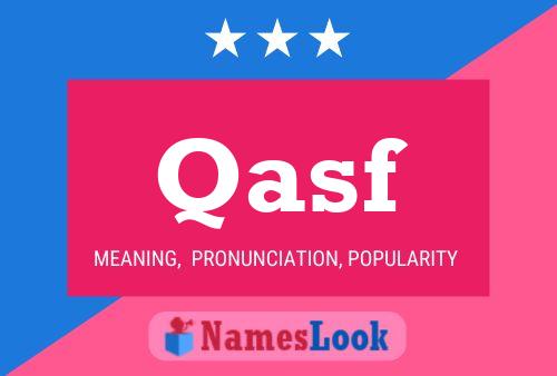 Qasf Name Poster