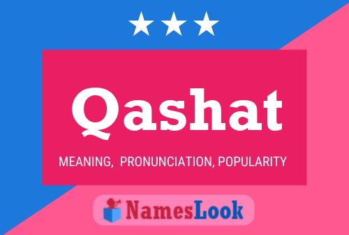 Qashat Name Poster