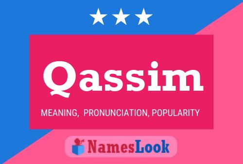 Qassim Name Poster