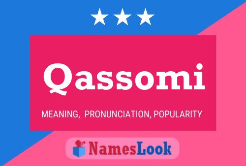 Qassomi Name Poster