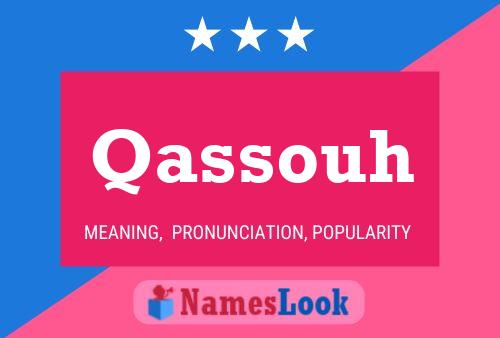 Qassouh Name Poster