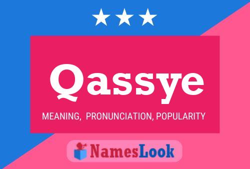 Qassye Name Poster