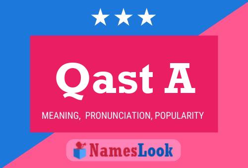 Qast A Name Poster