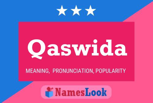 Qaswida Name Poster