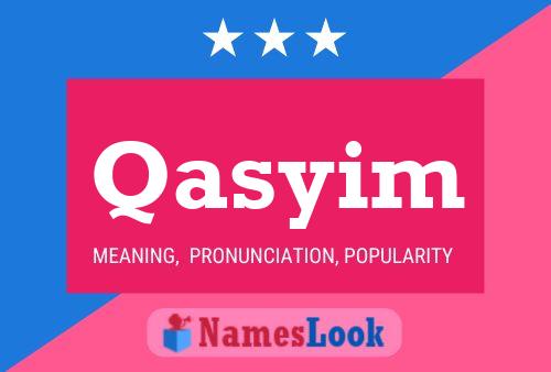 Qasyim Name Poster