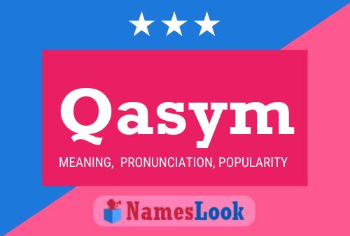 Qasym Name Poster