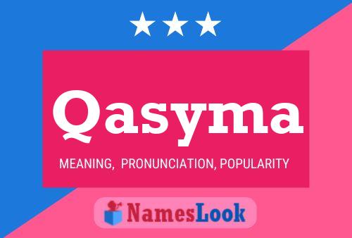 Qasyma Name Poster