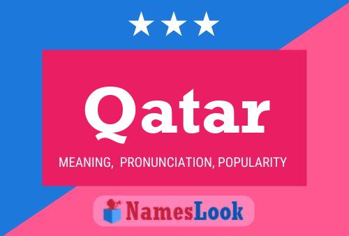 Qatar Name Poster