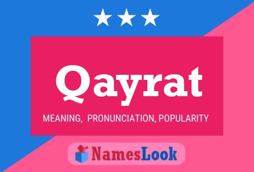 Qayrat Name Poster