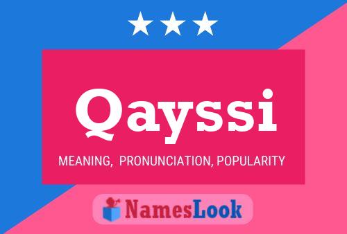 Qayssi Name Poster