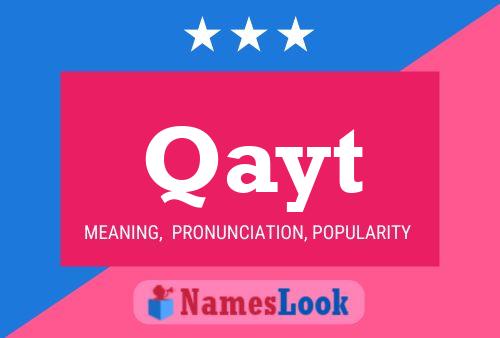 Qayt Name Poster