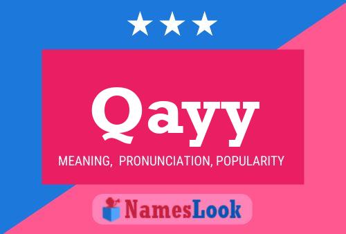 Qayy Name Poster