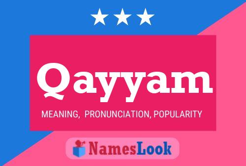 Qayyam Name Poster