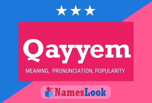 Qayyem Name Poster