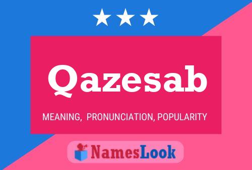 Qazesab Name Poster