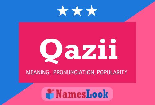 Qazii Name Poster