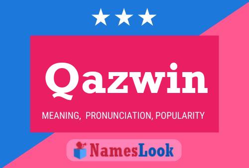 Qazwin Name Poster