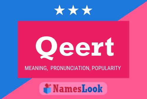 Qeert Name Poster