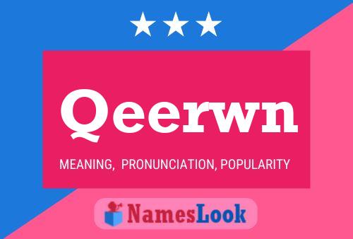 Qeerwn Name Poster