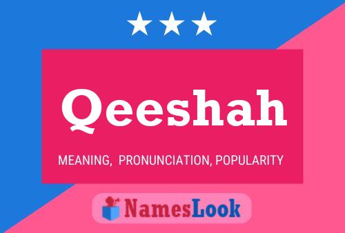 Qeeshah Name Poster