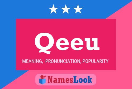 Qeeu Name Poster