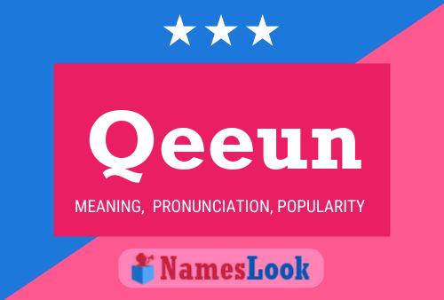 Qeeun Name Poster