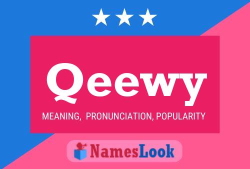 Qeewy Name Poster