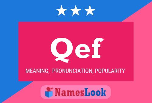 Qef Name Poster