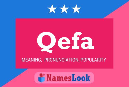 Qefa Name Poster