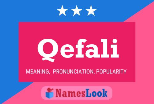 Qefali Name Poster