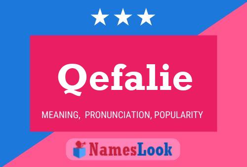 Qefalie Name Poster