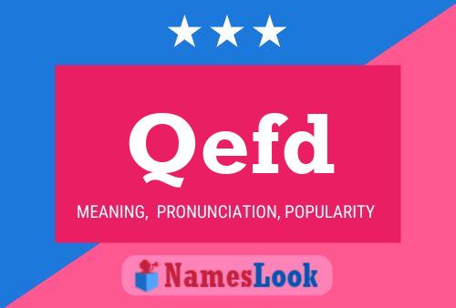 Qefd Name Poster