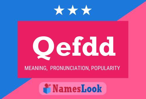 Qefdd Name Poster