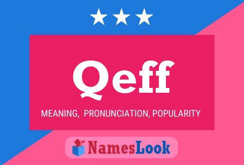 Qeff Name Poster