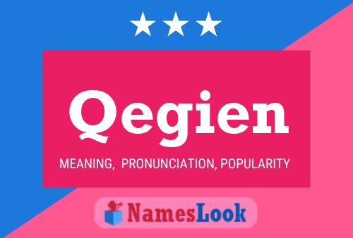 Qegien Name Poster