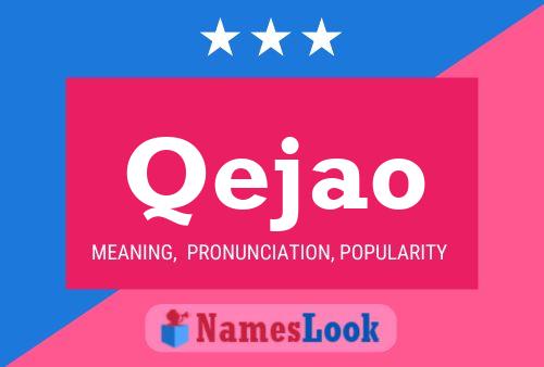 Qejao Name Poster