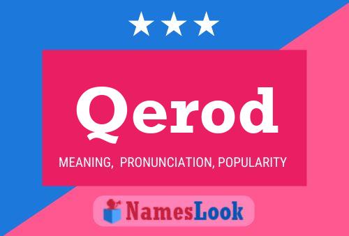 Qerod Name Poster