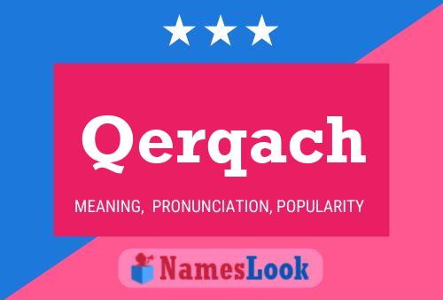 Qerqach Name Poster