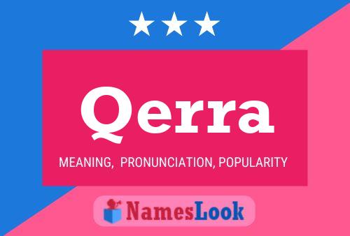 Qerra Name Poster