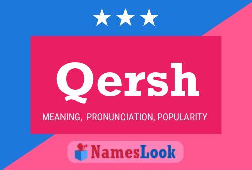 Qersh Name Poster