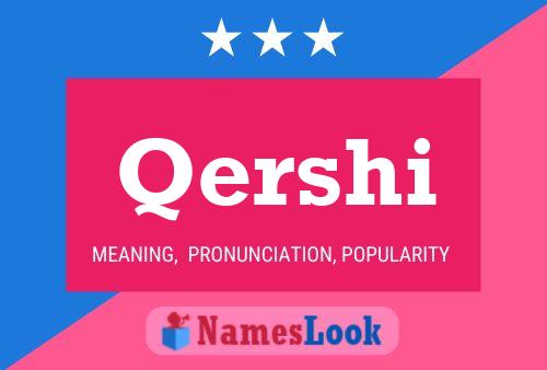 Qershi Name Poster