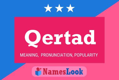 Qertad Name Poster