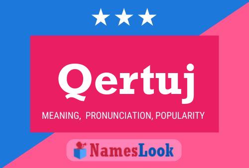 Qertuj Name Poster