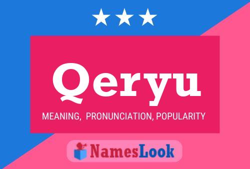 Qeryu Name Poster