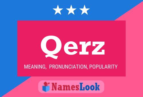 Qerz Name Poster