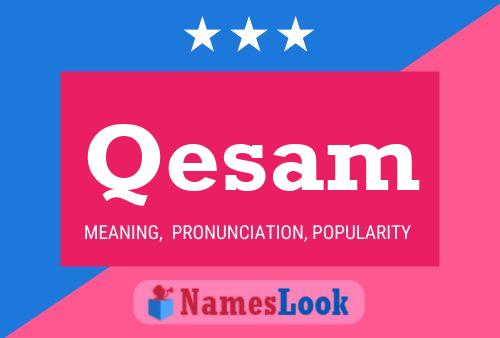 Qesam Name Poster