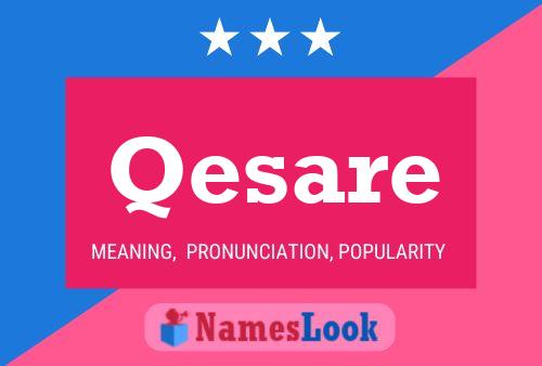 Qesare Name Poster