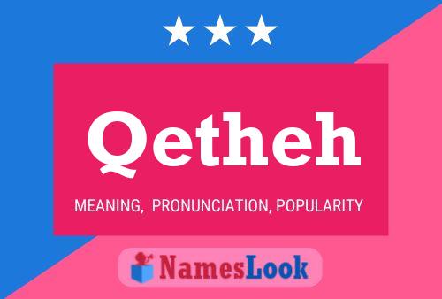 Qetheh Name Poster